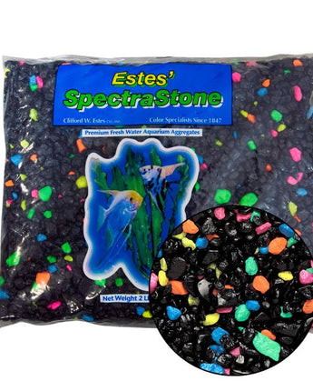 Estes PermaGlo Gravel - Black Lagoon - 2 lb