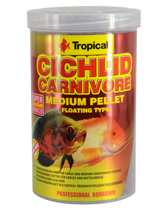 Tropical Cichlid Carnivore Medium Floating Pellets - 360 g