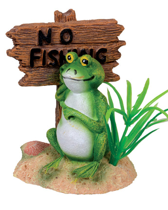 Underwater Treasures "No Fishing" Frog - Large